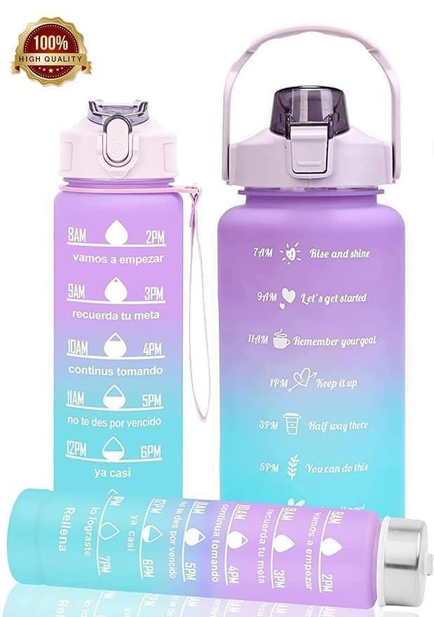 3pcs Insuiated Water Bottles Perfect For Gym And Outdoor Use