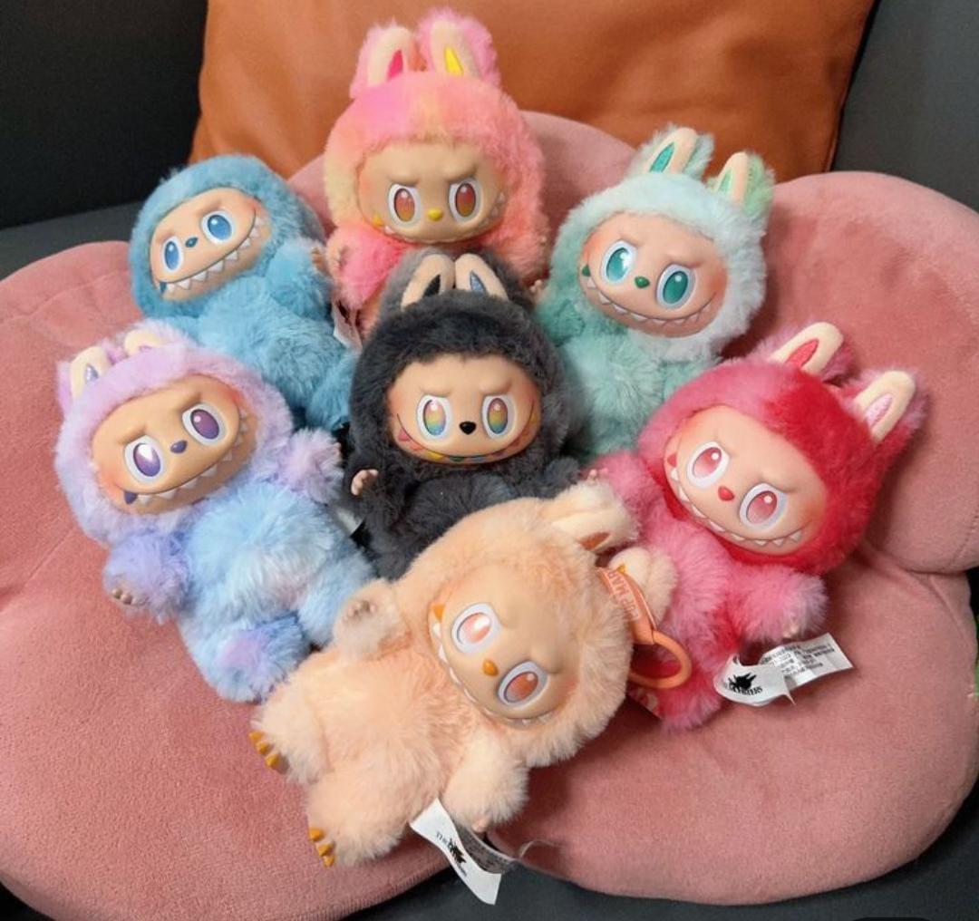 Labubu Doll (3 pieces) trending Plush Toy & Keychain.