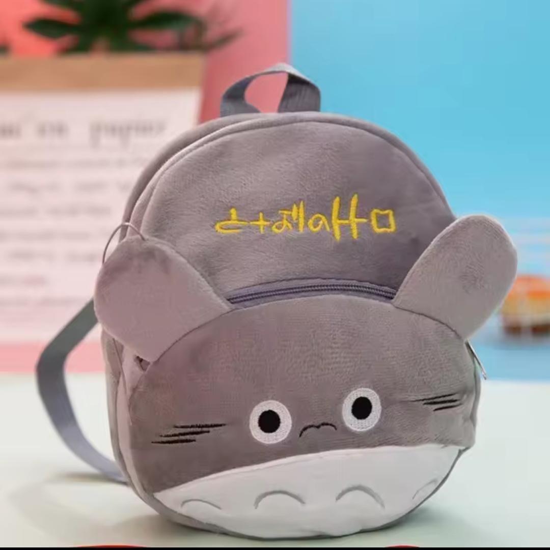 Stylish Grey Mouse Backpack for Boys and Girls.